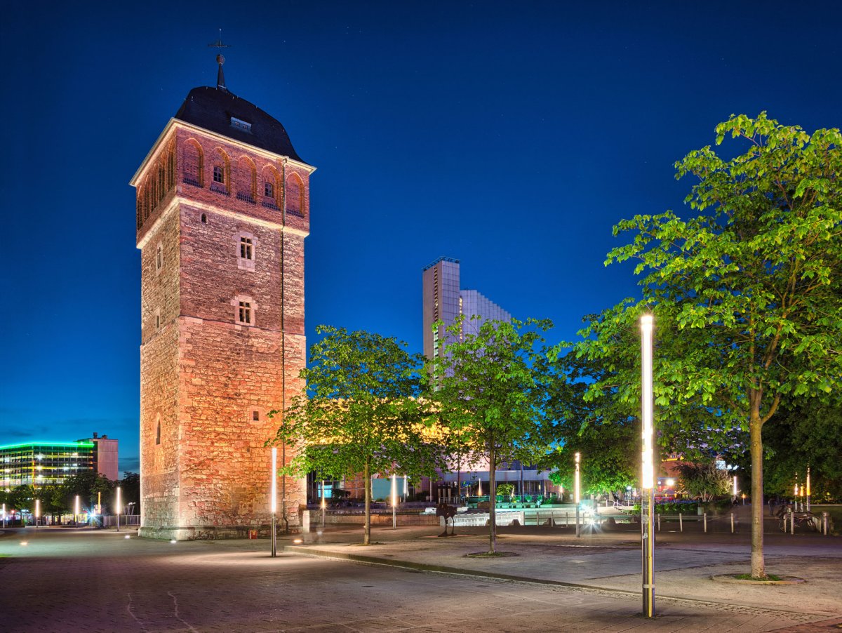Roter Turm und das Museum Gunzenhauser