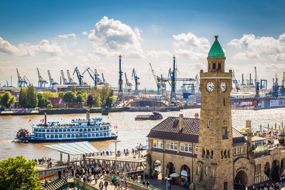 Landungsbrücken / Hafen /Fischmarkt /Speicherstadt